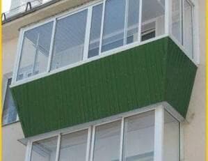 Остекление с выносом